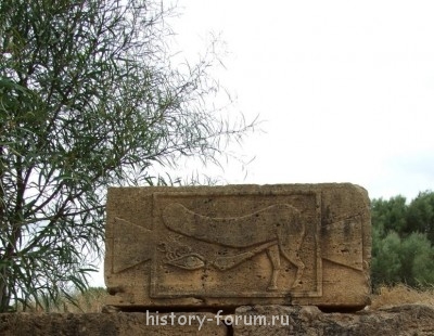 Что сие означает? Данное фото сделано в Ливии 2009 году, город Хомса, древнеримские развалены...