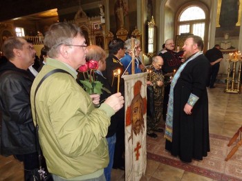Освящение на Братском некрополе надгробия воинам Первой мировой, Белого движения и Советской армии. - 1.JPG