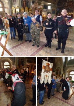 Освящение на Братском некрополе надгробия воинам Первой мировой, Белого движения и Советской армии. - 1-1.JPG